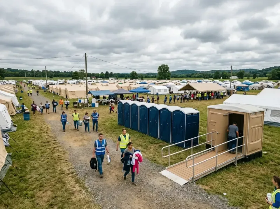 disaster-relief-camp-restrooms-010 — frequently asked questions, Dumpster & Portable Bathrooms Rental in Princeton, IN